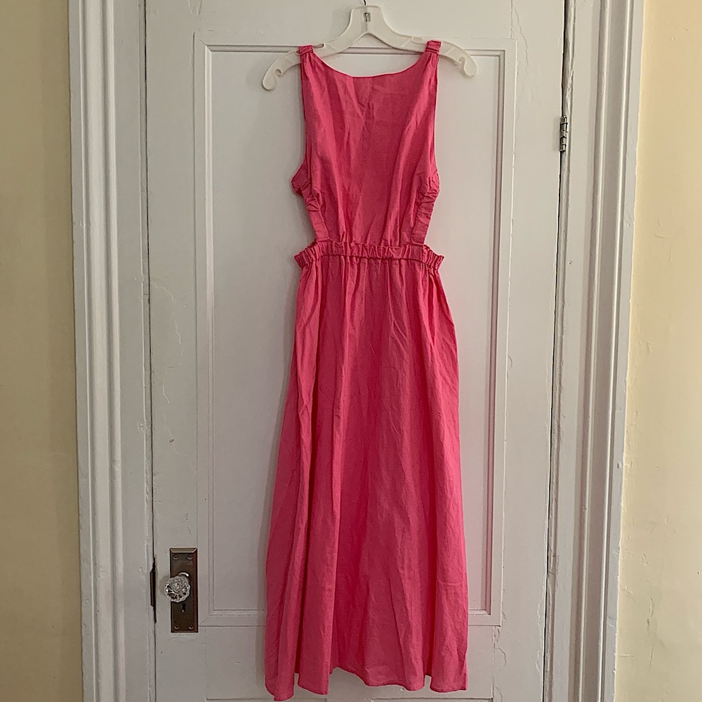 NWT Petal & Pup Pink Cotton Dress w/ Cutouts Sz 6